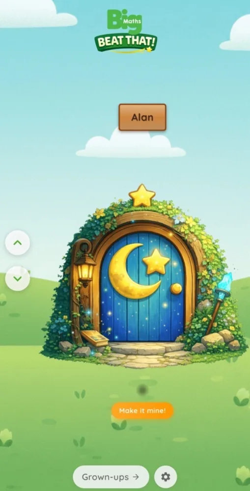 The app's personalised Doors screen